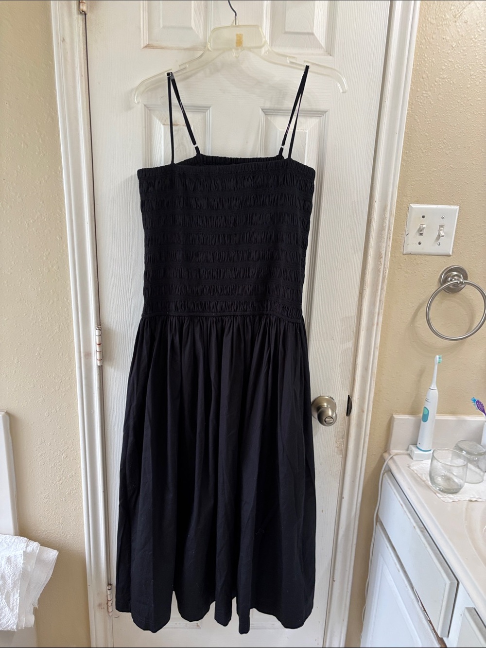 Madewell 100% cotton smocked dress. NWOT